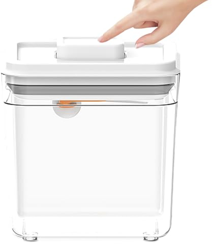 Sporgo 1700ML Luftdichte Milchpulver Spender: Tragbare Milchpulver Aufbewahrungsbox Pop Up Frischhaltedosen mit Deckel, Milchpulver Portionierer Baby von Baby Milchpulver Obst und Lebensmitteln