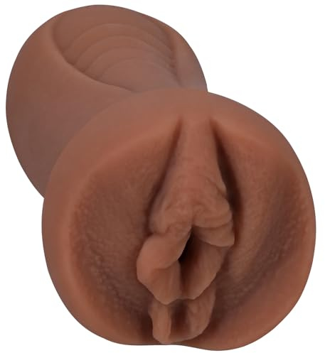 Signature Strokers - Scarlit Scandal - ULTRASKYN Pocket Pussy - Caramel - Male Masturbation Device - by Doc Johnson - for Adults Only