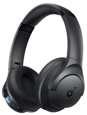 soundcore Q11i Wireless Over-Ear Bluetooth Headphones by Anker, Deep Bass, 60H Playtime, Hi-Res Audio, Detachable Ear Cushions, Multipoint Connection