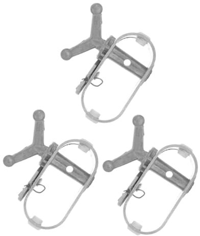 TINEASUR 3pezzi Tenditore Per Cavi Di Copertura Piscina Tensionatore Heavy Duty Per Invernare Piscine Ovali e Rotonde Facile Da Usare Argento