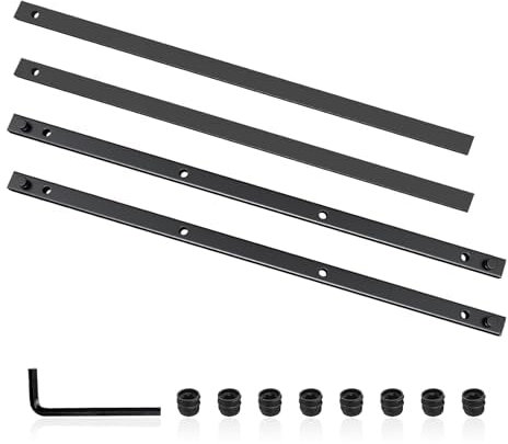 Guide Rail Connector Set for Makita,2 Set Track Saw Guide Rail Connector,Compatible with Festool,Guide Rail Joining Bar Connector for Festool Bosch,Compatible with Curtain Track
