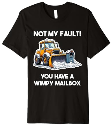 Funny Snowplow driver saying - snow removal with snowplough Premium Tri-blend T-Shirt