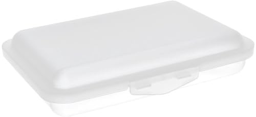 Buchsteiner Klickbox MINI | Brotdose | Lunchbox | Aufbewahrungsdose | Frischhaltedose | spülmaschinenfest (natur)