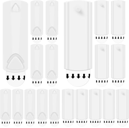 20 ganci universali grandi per cornici, con strisce adesive rimovibili, senza chiodi, ganci per appendere quadri, ganci resistenti per decorazioni per casa e ufficio