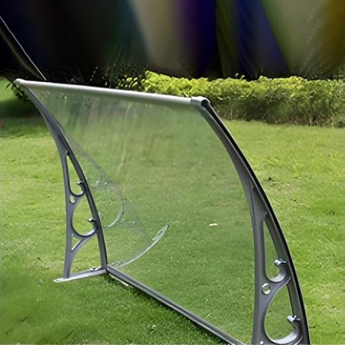 Auvent marquise,auvent pour porte d'entrée,marquise de porte exterieur,auvent porte d'entree,marquise porte d'entree,store banne,auvent de porte,auvents pour portes,awnings,auvent marquise(Clear,80x12
