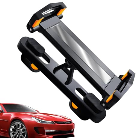 WJnflQN Support de tablette pour appuie-tête, support de tablette pour voiture, rotation à 360 °, support réglable - Accessoires d'intérieur avec port de chargement pour les amis de la famille