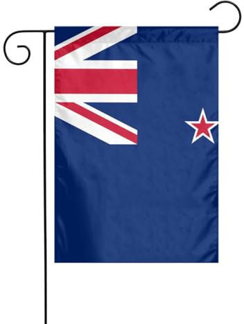 WHJSHOP Drapeau de la Nouvelle-Zélande - Décoration de jardin - 30,5 x 45,7 cm - Épais et durable