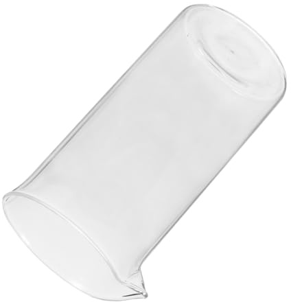 Cabilock Verre Pour Cafetière à Piston Résistant Aux Hautes Températures Filtre à Café Réutilisable Tasse à Mesurer Verre Poignée Remplacement De Cafetière