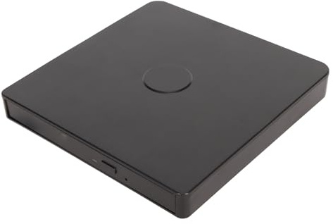Annadue Extern Optisk Enhet för Optiska Skivor, Hölje, Kit (C Type) | Optisk enhet, överföringshastighet på 5 Gbps, Plug and Play, smal 12,7 mm, bärbar lättvikts