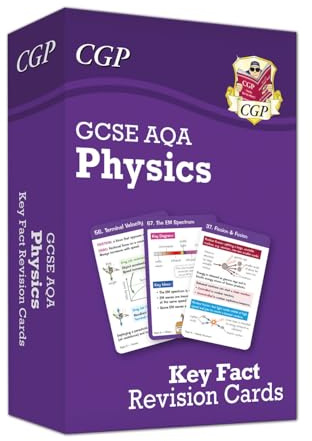 GCSE Physics AQA Key Fact Revision Cards - Summary cards for quick revision (CGP AQA GCSE Physics)