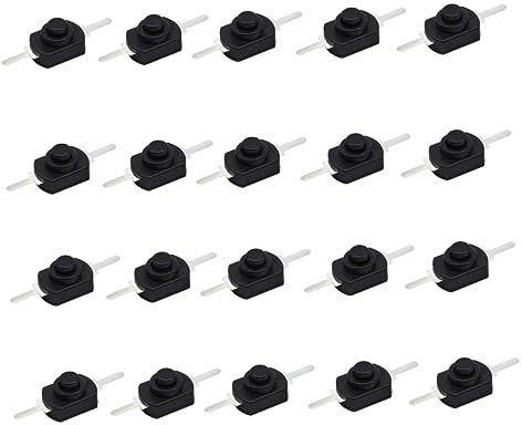 DOITOOL Led Taschenlampentaste Kupfer Langlebiger Ein Schalter Ersatz Für Elektrische Taschenlampen Austauschknopf Für Fernbedienung Und Elektronische Geräte