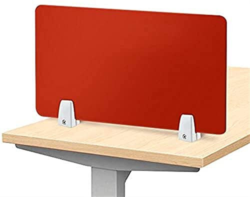 Schreibtisch-Trennwand aus Acryl mit drehbarem Clip, 30 x 50 cm