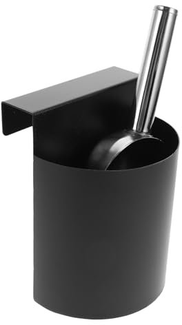 TIDTALEO Ice Scoop Holder Con Paletta Per Ghiaccio e Scatola Di Stoccaggio Accessori Per Macchine Per Ghiaccio Paletta Multiuso Per Cucina e Freezer Soluzione Compatta Per Organizzazione e