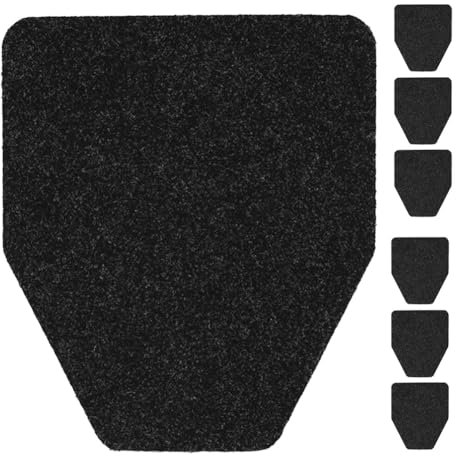 Vocdikficy Lot de 6 Tapis D'Urinoir pour Homme - Tapis de Sol pour Urinoir - Tapis de Salle de Bain - Jetables - Envers en Caoutchouc Antidérapant - Lavable