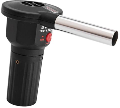 Dorccsi Souffleur d'air Portable à Piles pour Barbecue, Outil Pratique pour Pique-Nique, Camping, Barbecue au Charbon de Bois éclairé en extérieur