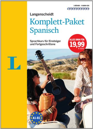 Langenscheidt Komplett-Paket Spanisch - 3 Bücher mit 9 CDs: Der Sprachkurs für Einsteiger und Fortgeschrittene: Sprachkurs für Einsteiger und Fortgeschrittene. Niveau A1-B1