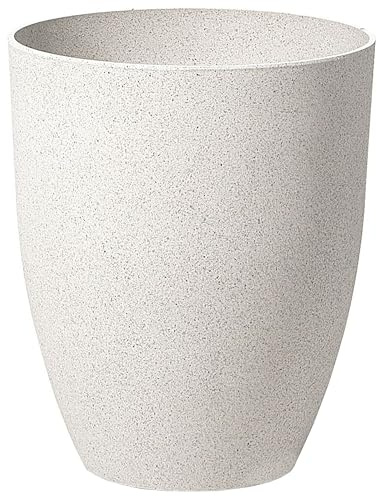 Hög Kruka Trädgård Inomhus Utomhus Blomkruka 35x42 cm Off-White Croton