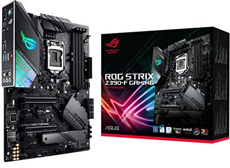 ASUS ROG Strix Z390-F Carte mère de Jeu LGA1151 (Intel 8e et 9e générations) ATX DDR4 DP HDMI M.2 USB 3.1 Gen2 Gigabit LAN