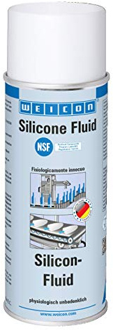 WEICON Silicone-Fluid 400ml - Grasso siliconico come lubrificante per metalli e sanitari, incolore