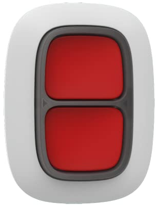 Double bouton d'urgence Blanc pour alarme connectée - Ajax Systems