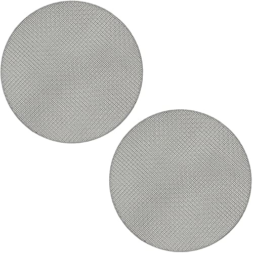 2 Pack 51mm Coffee Portafilter Puck Screen,Reusable 1.7mm Thickness Coffee Filter Mesh Plate for Espresso Portafilter Filter Basket (51mm,100μm)