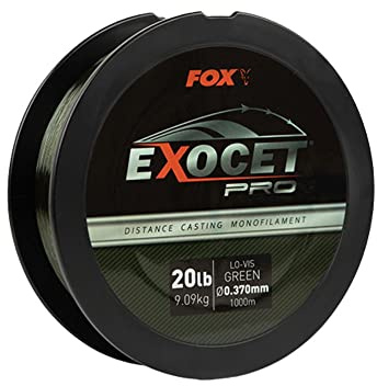FOX Exocet Pro Monofilament Line 1000m: 20lb