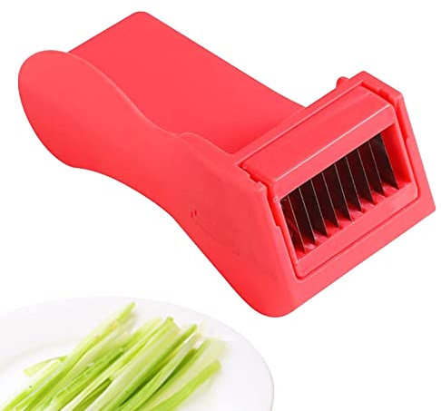 Generic Fagioli francesi – Affettatrice per verdure – Pratico affettatrice da cucina in acciaio inox per la cucina a casa