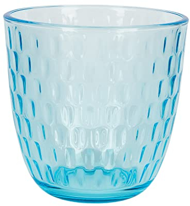 Cofan Set de vasos de agua | Modelo Ópalo | Capacidad: 29 cl | Disponibles en packs de 6 unidades (Color Azul)