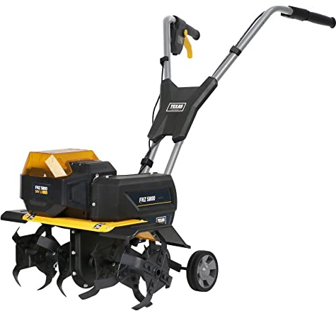 TEXAS FRZ 5800 Akku Bodenhacke (Gartenfräse mit 58 Volt, 60 cm Arbeitsbreite, 26 cm Frästiefe, 2 Vorwärtsgänge und 1 Rückwärtsgang, inkl. 4 Ah Akku und Ladegerät)