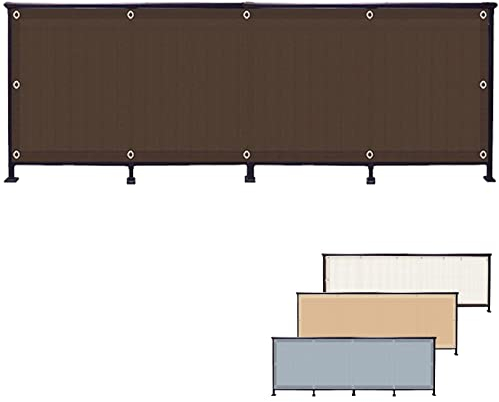 SAGIDAR Balkon Sichtschutz - Sonnensegel Mit Ösen, 90% UV-Schutz, Schattierungsnetz, Breite 0.9 M, Nicht Leicht Verformt, Reißfestem, Wasserabweisend & Windabweisend, Sonnensegel Nach Maß