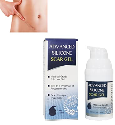Crema Riparatrice per Cicatrici per Il Viso,Gel Avanzato per Cicatrici,Gel Avanzato per la Rimozione delle Cicatrici,Crema per Cicatrici Per Cicatrici Post-operatorie Parti Cesarei,Smagliature,Ustioni