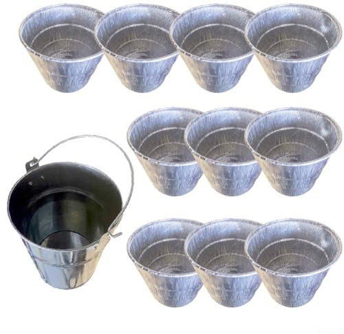 DAZZLEEX Seau à graisse pour barbecue - En aluminium - Doublure en aluminium - Pour barbecue - Pour PitBoss