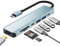 USB C Hub, 7 in 1 USB Multiport Adapter with 100W PD, 4K HDMI, USB-C & 2 USB-A Data Ports, SD&TF Cards, USB Type C Hub for MacBook Air/Pro, iPad Pro (USB C to HDMI)