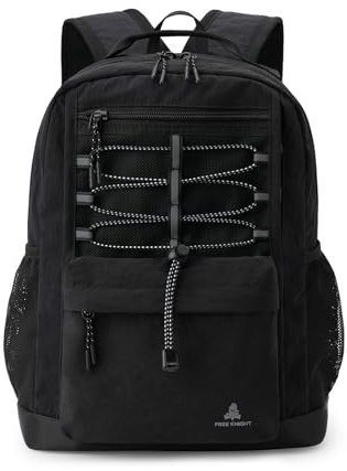 10L Kleine Größe Lässiger Rucksack für Kinder Mädchen Jungen Alter 3-9, Mini wasserdicht Outdoor Sport Reisen Wandern Camping Tagesrucksack (Schwarz)