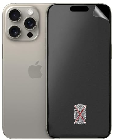 SRSRROP [3 Pezzi] Pellicola Idrogel Opaca Per iPhone 15 Pro Max (6.7) | Anti-Glare Pellicola Protettiva,Matt Protezione Schermo Pellicola