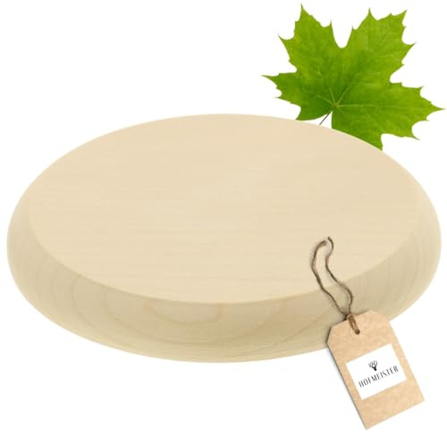 HOFMEISTER® Abdeckung für Maßkrüge & Weizengläser, Anti-Wespen-Deckel aus Ahorn, Schutz vor Insektenstichen und Schmutz im Biergarten, 10 cm