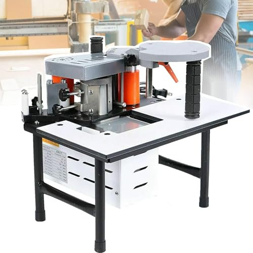 Dfdieratve Kantenanleimmaschine für die Holzbearbeitung, Tragbare Kantenanleimmaschine, Gebogene, Gerade Kantenanleimmaschine, Kantenanleimset zum Beidseitigen Kleben