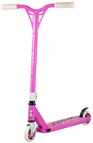 Story Original Stunt Scooter Bandit DOS | Hochleistungs ABEC-9 Lager | Leichter Aluminiumrahmen | 360° Lenker für Freestyle (Pink)