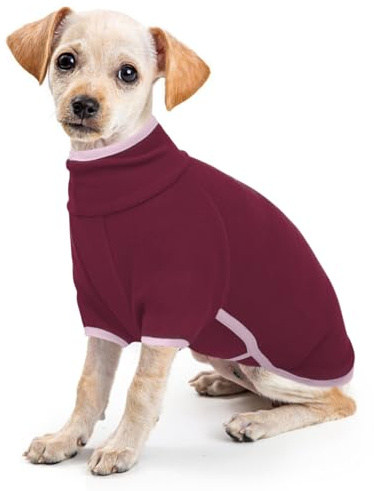 Hundepullover Kleine Hunde, Chihuahua Winter Kleidung Hundepullover Französische Bulldogge Kleidung Chihuahua Pullover(Rot, S)