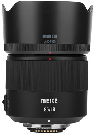 Meike 85mm f1.8 SE II Full Frame STM High Resolution 8K Auto Focus Medium-telephoto Lens Fixed Prime Portrait Lenses for Nikon APS-C Cameras D610 D750 D780 D810 D850 D3300 D3500 D5100 D5200 D7100