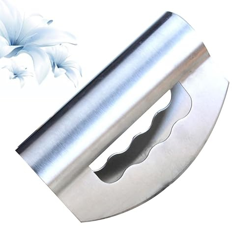 IMUSINICE Picadora de Ensalada de Acero Inoxidable con Doble Cubierta Protectora y Función Multiusos para Cortar Verduras Fácil y Rápido en Cocina
