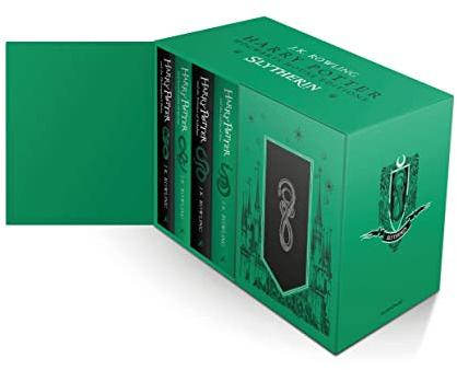 Harry Potter Slytherin Hogwarts House Editions Hardback Box Set: Slytherin House Editions