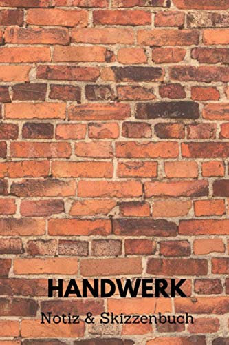 Handwerk Notiz & Skizzenbuch: A5 Punktraster Notizbuch & Skizzenbuch im Handwerk Design, für jeden Handwerker
