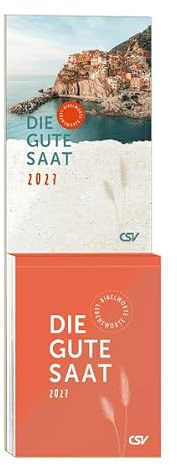Die gute Saat 2027 - Abreißkalender Kleinformat: Der evangelistische Kalender mit klarer biblischer Botschaft. Abreißkalender (klein) mit integrierter Rückwand und Aufstellmöglichkeit