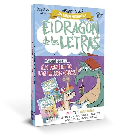 El dragón de las letras - Magia parece... ¡la familia de las letras crece! Pack con dos libros del unicornio y el dragón de las letras: Aprender a ... (a partir de 5 años) (Primeras lecturas)