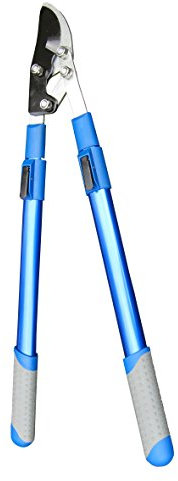 Professional bypass troncarami – estensibile da 71,1 cm a 101,6 cm – trattato termicamente lama in acciaio INOX – manico in alluminio – Impugnatura morbida – troncarami telescopico Power leva 101,6 cm