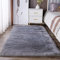 JXLOULAN Fluffy Faux Fur Sheepskin Rug 80 x 150 cm Soft Faux Area Rugs Fluffy Carpet for Bedrooms Decor Living Room Kids Rooms (Grey)