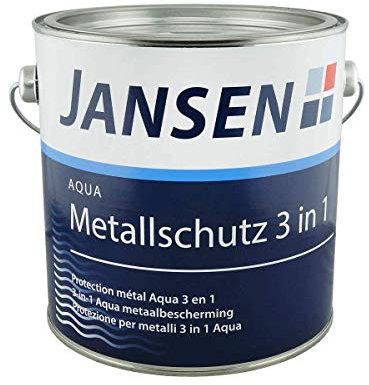 Jansen Aqua Metallschutz 3in1 2,5 Liter DB 703 - Dunkelgrau