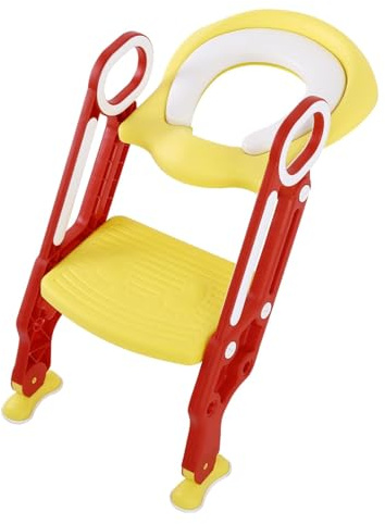 Kinder Toilettensitz, höhenverstellbar Töpfchentrainer Kinder-WC mit rutschfesten Füße Kinder WC Sitz Töpfchen Trainingssitz für Training Babyform die Gewohnheit der unabhängigen Toilette