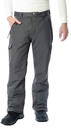 Arctix Snowsports Cargo Pants Pantalones de esquí, Gris Oscuro, L para Hombre